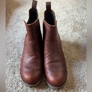 Burgundy Brown Chaco Chelsea Field Boots